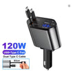 Load image into Gallery viewer, 4 IN 1 Retractable Car Phone 120W Fast Charger