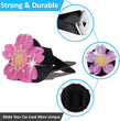 Load image into Gallery viewer, 4pcs Crystal Daisy Vent Clips