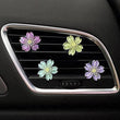 Load image into Gallery viewer, 4pcs Crystal Daisy Vent Clips