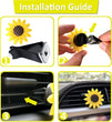 Load image into Gallery viewer, 6pcs Sunflower Vent Clips
